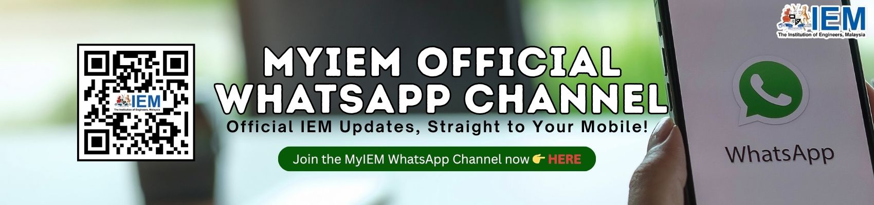 MyIEM Whatsapp Channel